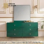 طاولة تسريحة ستة أدراج مع مرآة