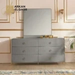 طاولة تسريحة ستة أدراج مع مرآة