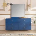 طاولة تسريحة ستة أدراج مع مرآة