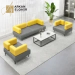 طقم كنب مودرن بتصميم منقسم