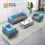 طقم كنب مودرن بتصميم منقسم