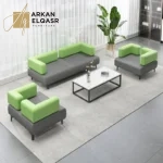طقم كنب مودرن بتصميم منقسم