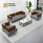 طقم كنب مودرن بتصميم منقسم