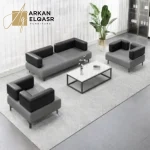 طقم كنب مودرن بتصميم منقسم