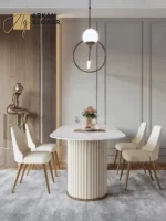 غرفة طعام رخامية