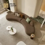 كنب مودرن ايطالي منحني فاخر