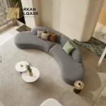 كنب مودرن ايطالي منحني فاخر