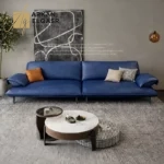 كنب مودرن جلد بتصميم ايطالي فاخر