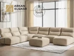 كنبة زاوية بتصميم منفصل و فخم