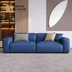 كنب مودرن جلد فاخر لغرفة المعيشة