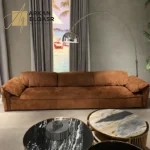 كنب مودرن مخملي من تصميم بروك