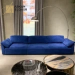 كنب مودرن مخملي من تصميم بروك