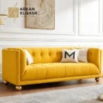 كنب مودرن بتصمي كابوتونيه مذهب