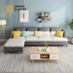 كنبة زاوية منزلية بخامات عالية الجودة