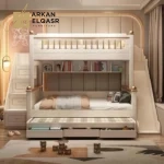 سرير اطفال مع مساحة تخزين بدورين