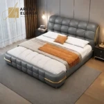 سرير نوم بتصميم انسيابي مودرن
