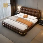 سرير نوم بتصميم انسيابي مودرن