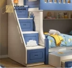 سرير نوم بدورين للأطفال مع تصميم عملي