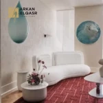 كنب مودرن بقاعدة معدنية فاخرة