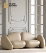 كنب مودرن بتصميم مقطع