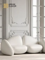 كنب مودرن بتصميم مقطع