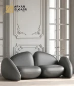 كنب مودرن بتصميم مقطع