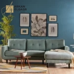 كنبة زاوية ثلاثية بتصميم جوي