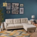 كنبة زاوية ثلاثية بتصميم جوي