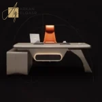 مكتب تنفيذي مودرن فاخر على شكل حرف L
