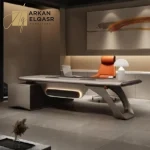 مكتب تنفيذي مودرن فاخر على شكل حرف L