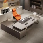 مكتب تنفيذي مودرن فاخر على شكل حرف L