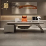 مكتب تنفيذي مودرن فاخر على شكل حرف L