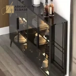 طاولة بوفيه شفافة مودرن أنيقة