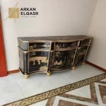 بوفيه مزخرف بتصميم فخم وراقى