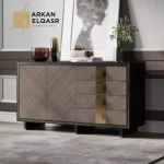 بوفيه مودرن بتفاصيل هندسية فاخرة
