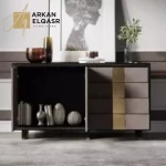 بوفيه مودرن بتفاصيل هندسية فاخرة