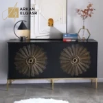 بوفيه مودرن فاخر بتصميم أنيق وأبواب مزخرفة (1)