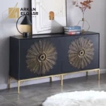 بوفيه مودرن فاخر بتصميم أنيق وأبواب مزخرفة (1)