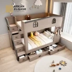 سرير اطفال دورين متعدد الاستخدام بتصميم مميز