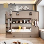 سرير اطفال دورين متعدد الاستخدام بتصميم مميز