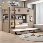 سرير اطفال دورين متعدد الاستخدام بتصميم مميز