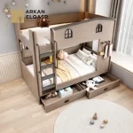 سرير اطفال دورين متعدد الاستخدام بتصميم مميز