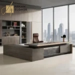 ⁦مكتب إداري فاخر بتصميم هندسي⁩ - الصورة ⁦2⁩