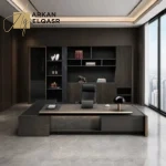 مكتب إداري فاخر بتصميم هندسي