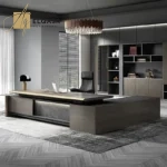 مكتب إداري فاخر بتصميم هندسي