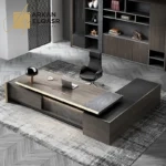 مكتب إداري فاخر بتصميم هندسي