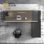 مكتب إداري فاخر بتصميم هندسي