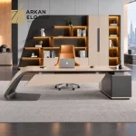 مكتب إداري فاخر بتصميم انسيابي