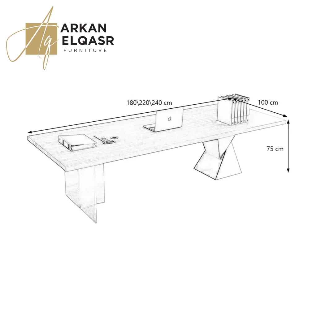مكتب عصري بتصميم هندسي 
